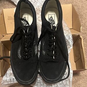 Vans Men's Black Lace-Up Sneakers